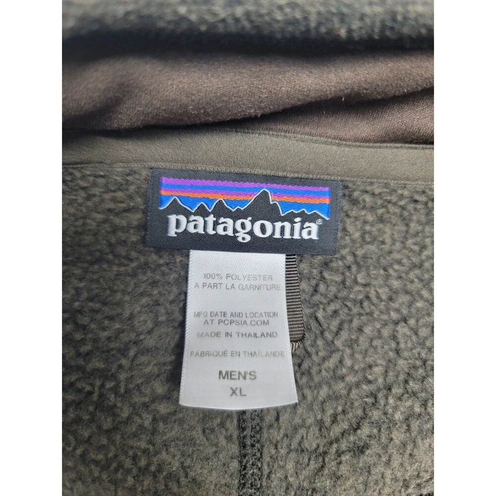 Patagonia Better Sweater Mens XL 1/4 Zip Fleece Pullover Jacket Brown 25521 - Picture 7 of 11